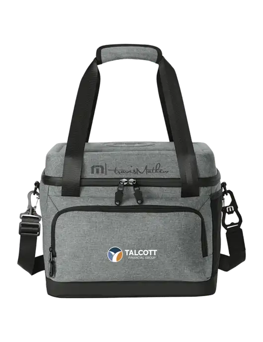 TravisMathew Medium Grey Heather Cruise 24-Can Cooler w/Talcott Logo