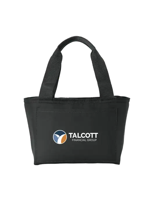 Iso Black Lunch Tote w/Talcott Logo