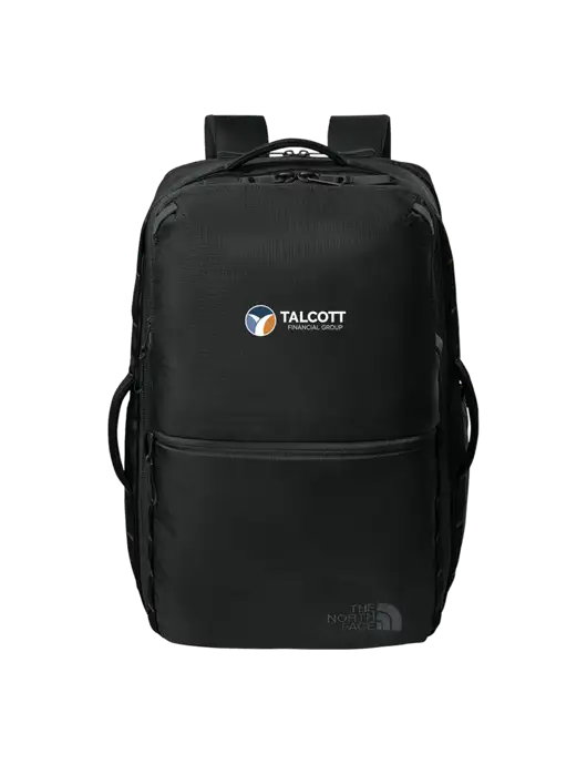 The North Face 35L Black Travel Backpack w/Talcott Logo