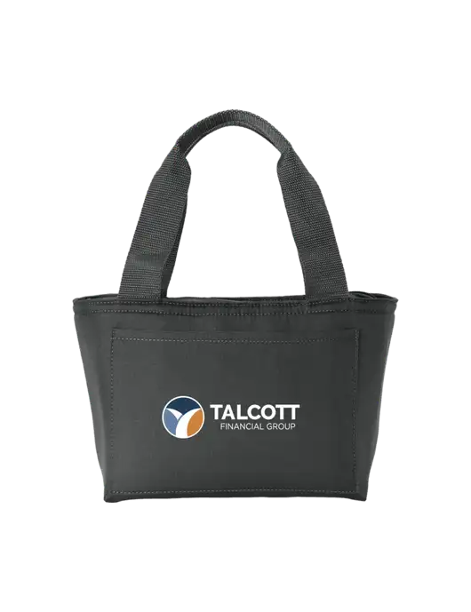 Iso Dark Grey Lunch Tote w/Talcott Logo