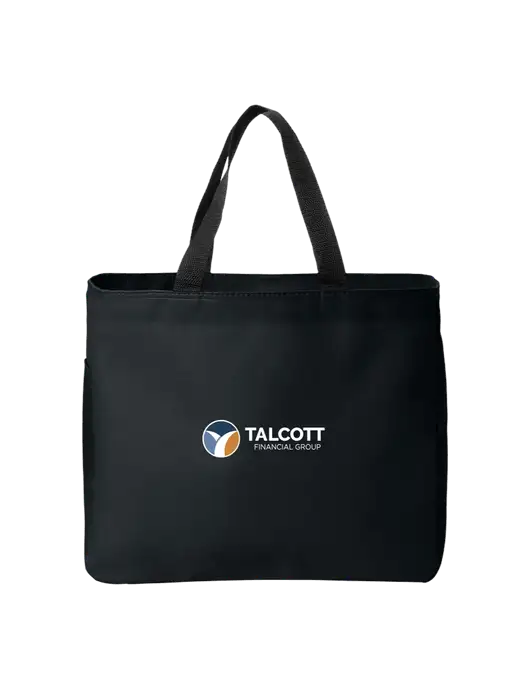 Essential Black Tote w/Talcott Logo