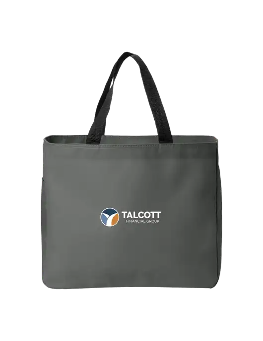 Essential Dark Grey Tote w/Talcott Logo