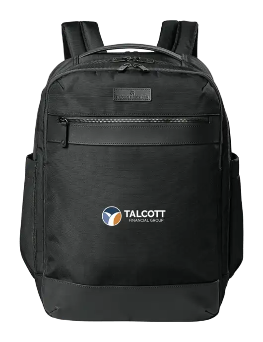 Brooks Brothers Oxford Black Backpack w/Talcott Logo