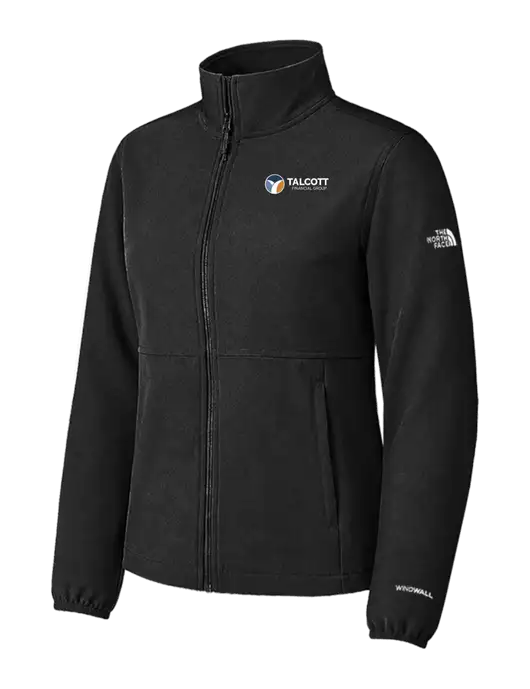 The North Face Womens Black Edge Stretch Soft Shell Jacket w/Talcott Logo