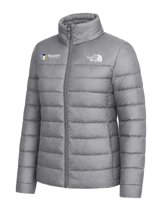 The North Face Womens Medium Grey Down Hybrid Jacket w/Talcott Logo