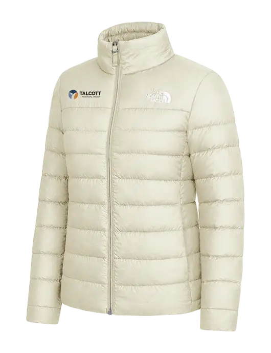 The North Face Womens Ivory Down Hybrid Jacket w/Talcott Logo
