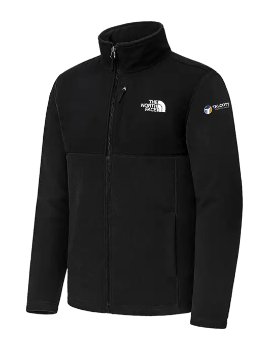 The North Face Black Highest Peak Full-Zip Fleece Jacket w/Talcott Logo