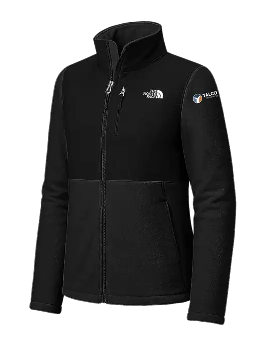 The North Face Womens Black Highest Peak Full-Zip Fleece Jacket w/Talcott Logo