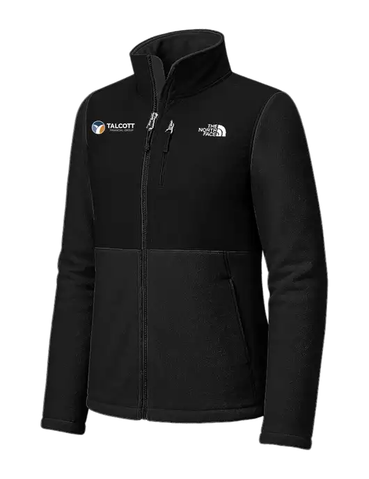 The North Face Womens Black Highest Peak Full-Zip Fleece Jacket w/Talcott Logo